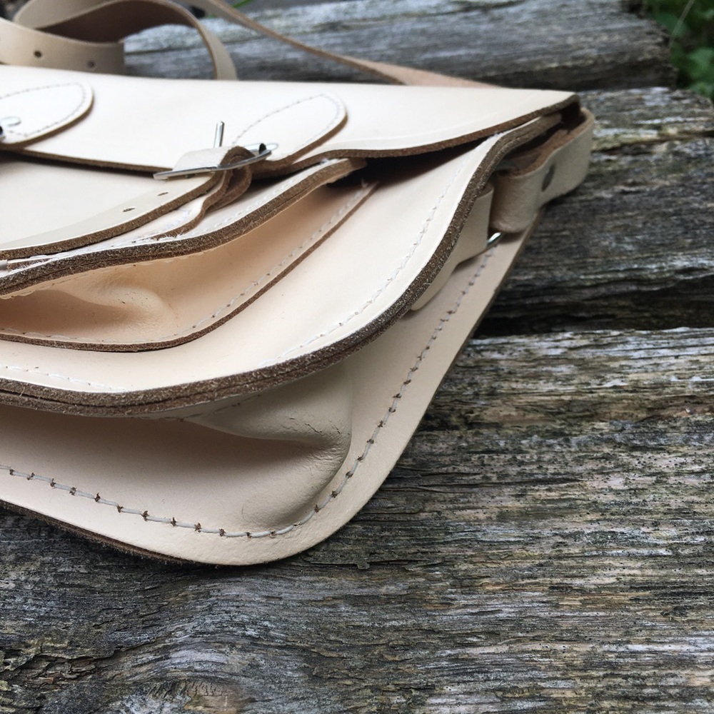 The Cambridge Satchel Company Cream Satchel Crossbody - Picture 6 of 6